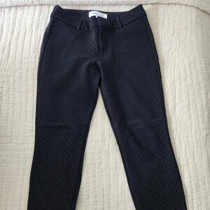 Old Navy black polka dot pixie pants - Size 6